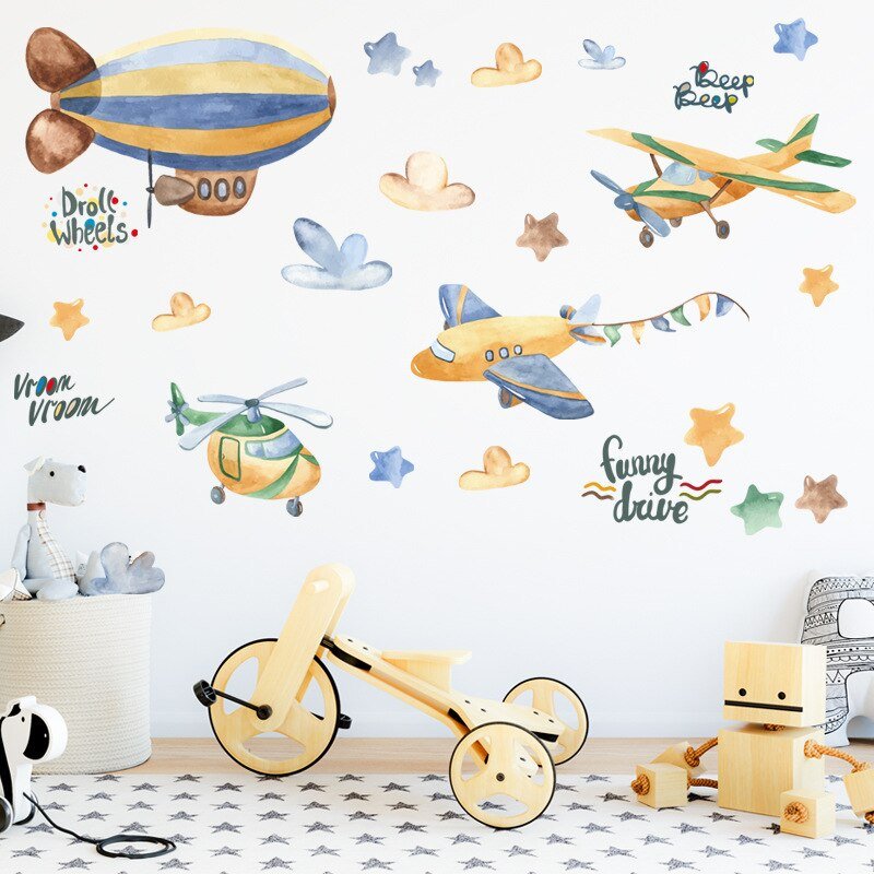 Hot Air Balloon Vinyl Wall Stickers - Casatrail.com