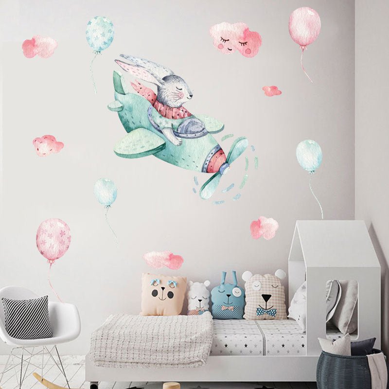 Hot Air Balloon Vinyl Wall Stickers - Casatrail.com