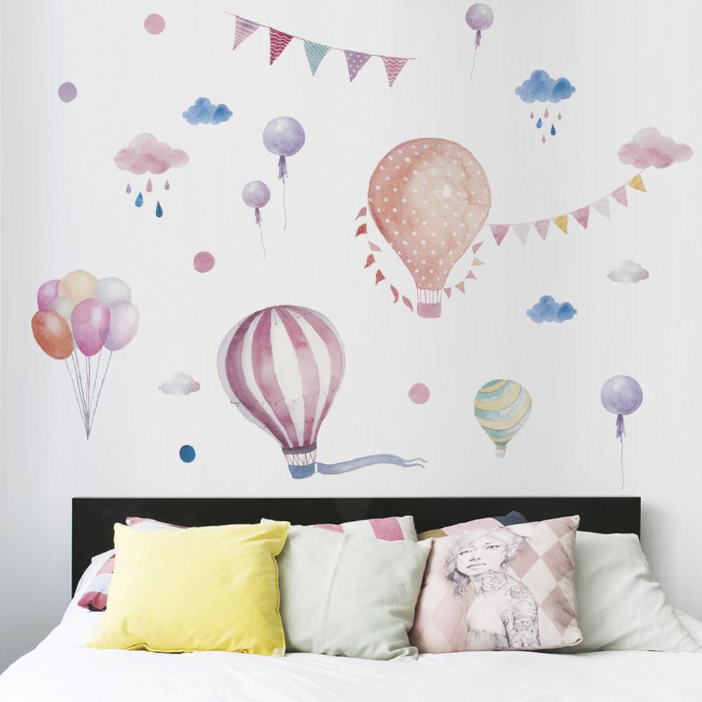 Hot Air Balloon Vinyl Wall Stickers - Casatrail.com