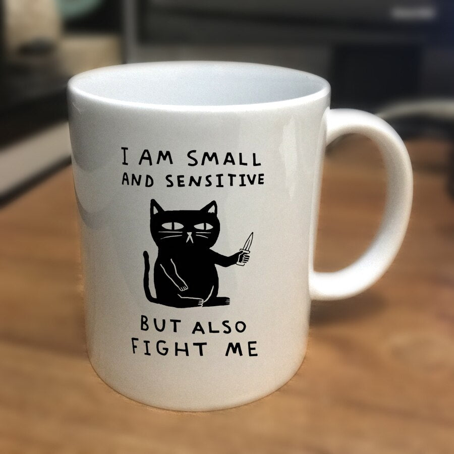 HUMAN Cat Mug - White Color - Casatrail.com