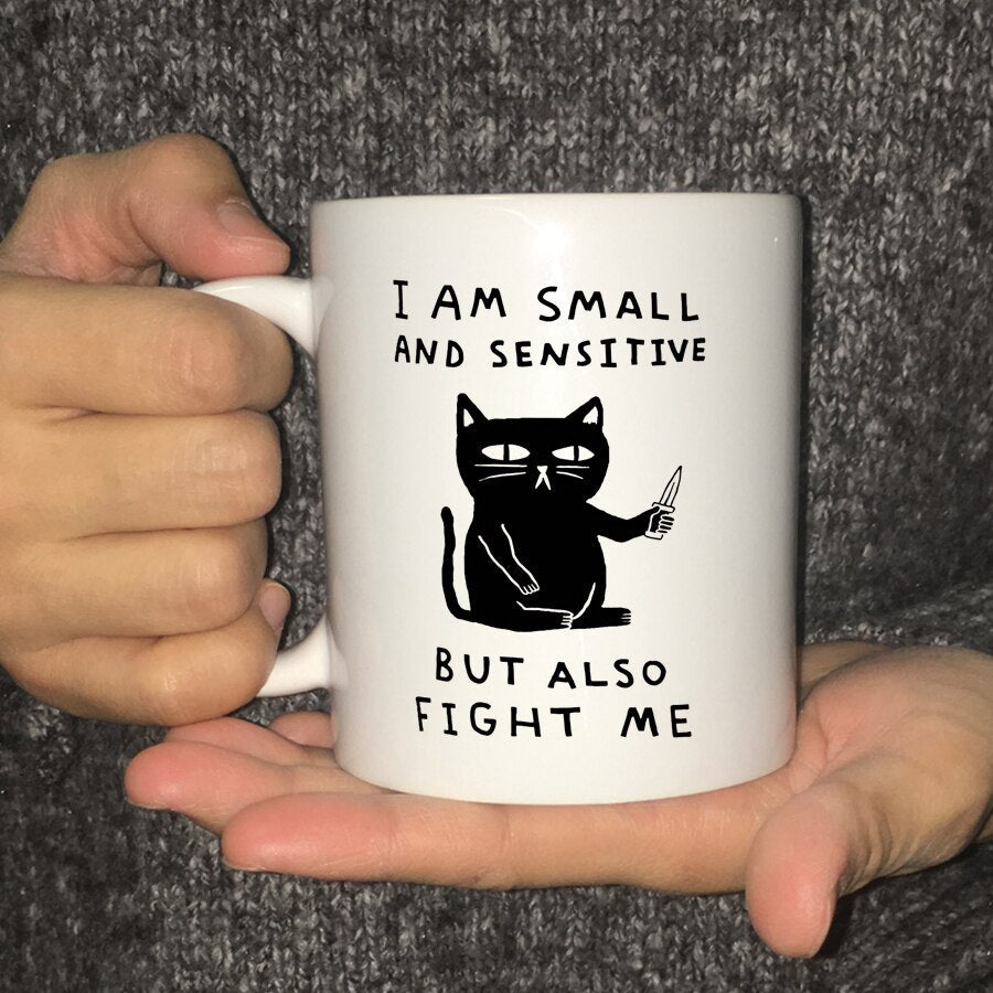 HUMAN Cat Mug - White Color - Casatrail.com