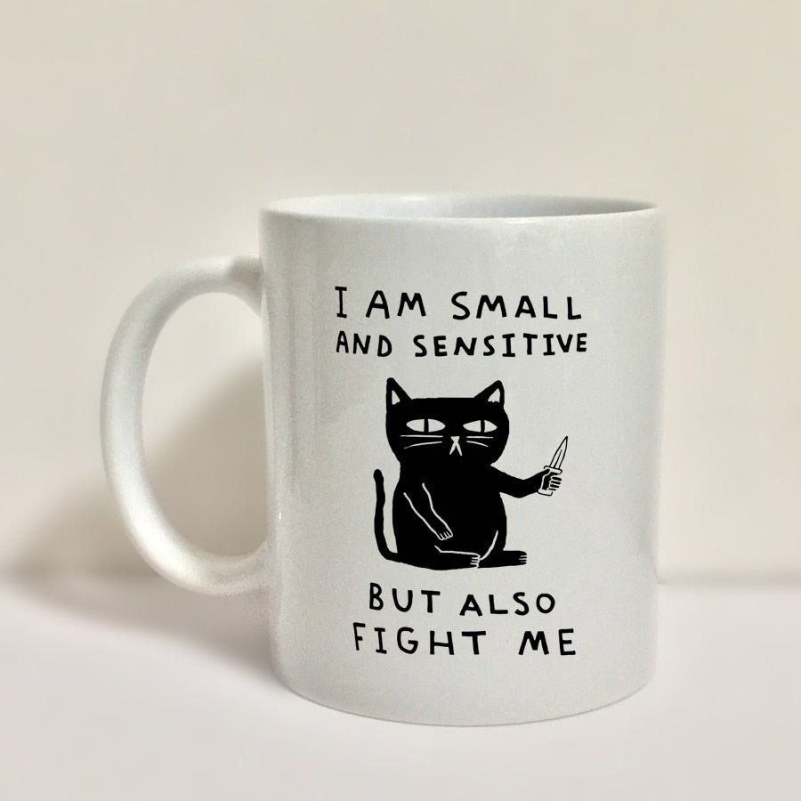 HUMAN Cat Mug - White Color - Casatrail.com