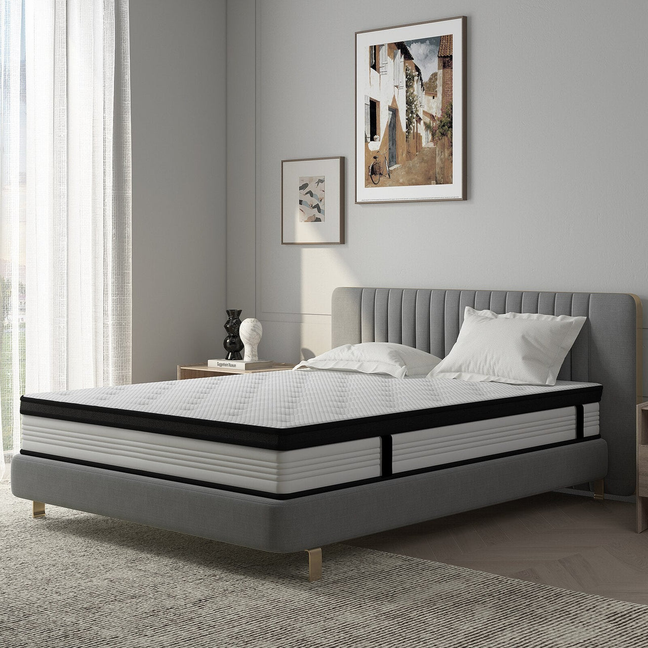 Hybrid Pocket Spring Mattress for Queen Size Bed - Casatrail.com