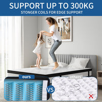 Thumbnail for Hybrid Pocket Spring Mattress for Queen Size Bed - Casatrail.com