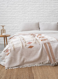 Thumbnail for Cotton Boho Sofa Throw Blanket
