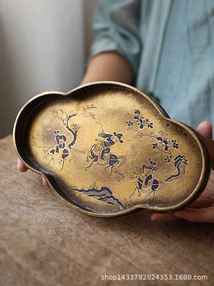 Imitation Bronze Brass Teapot for Tea Tray - Casatrail.com