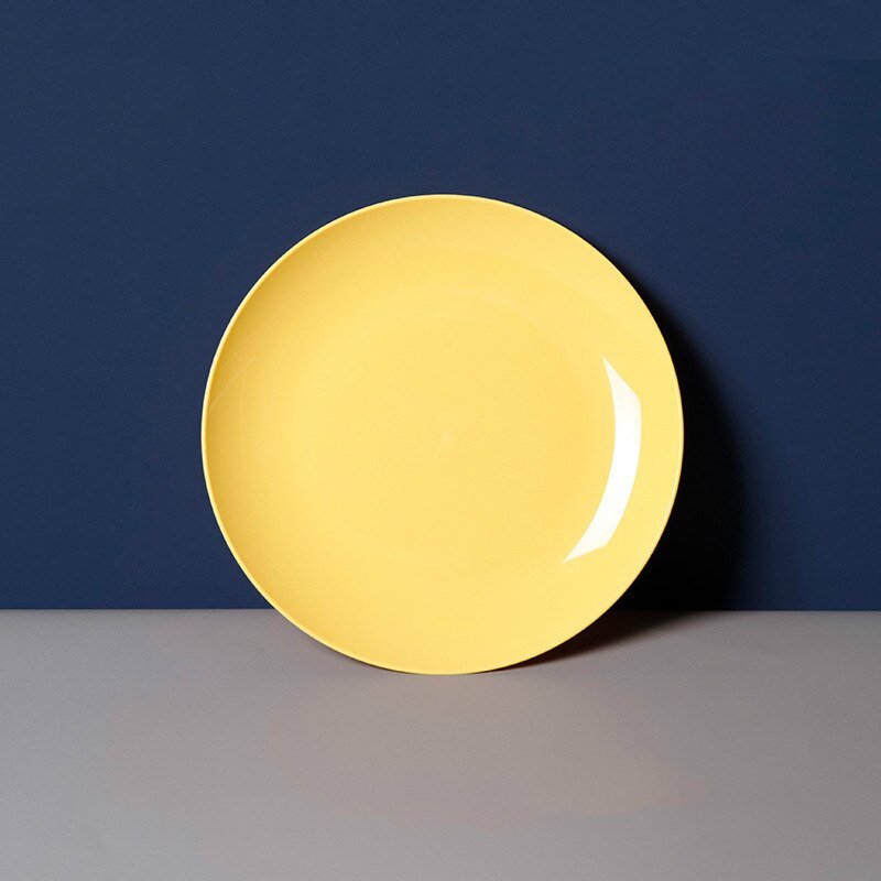 Imitation Porcelain Round Plastic Plate - Casatrail.com