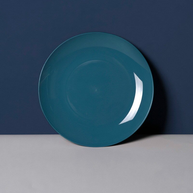 Imitation Porcelain Round Plastic Plate - Casatrail.com