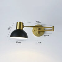 Thumbnail for Indoor Touch Sensor Wall Lights Adjustable Swing Long Arm LED Lamps - Casatrail.com