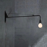 Thumbnail for Industrial Pipe Wall Lamp with Long Arm Swing - Casatrail.com