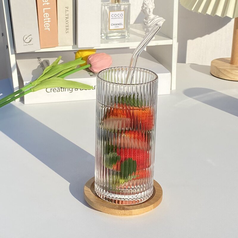 Ins Glass Cups Stackable Glassware - Casatrail.com