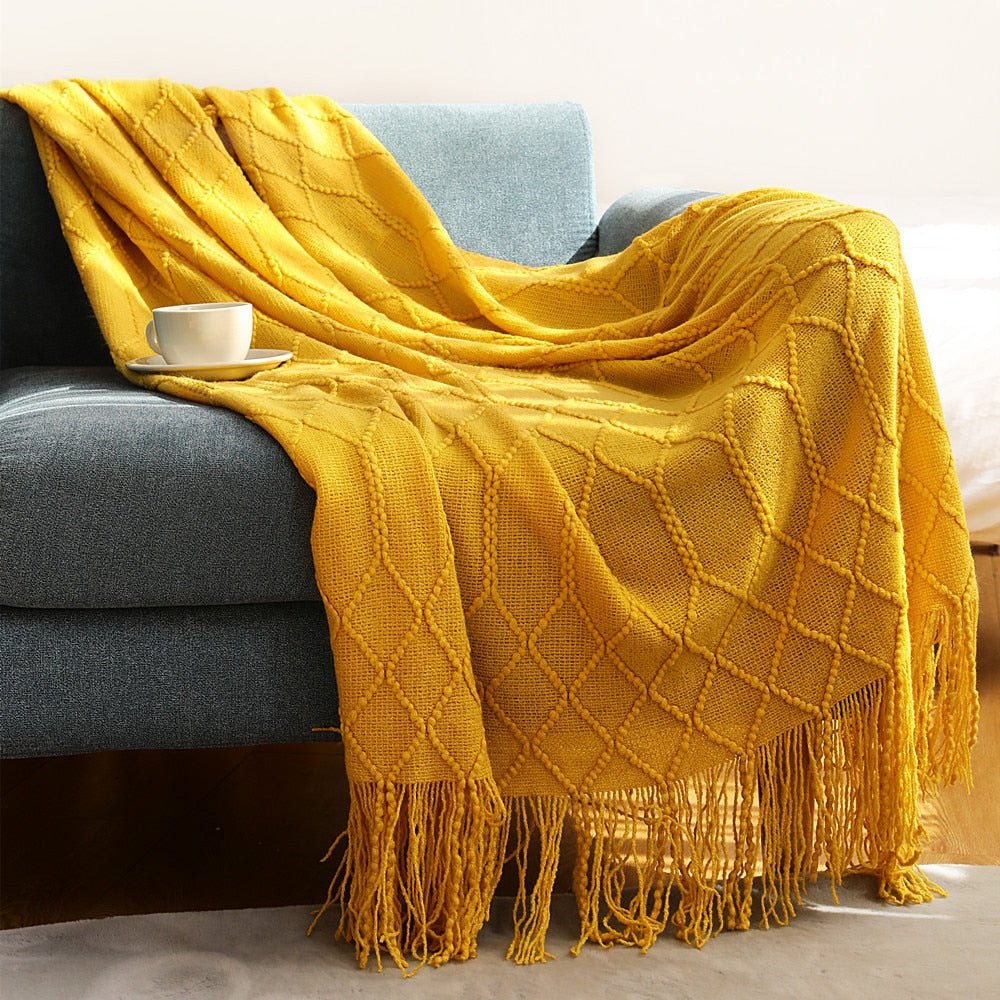 Inya Knitted Blankets Throw - Casatrail.com