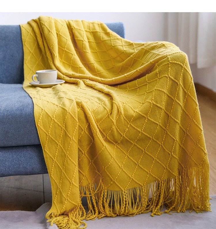 Inya Knitted Blankets Throw - Casatrail.com