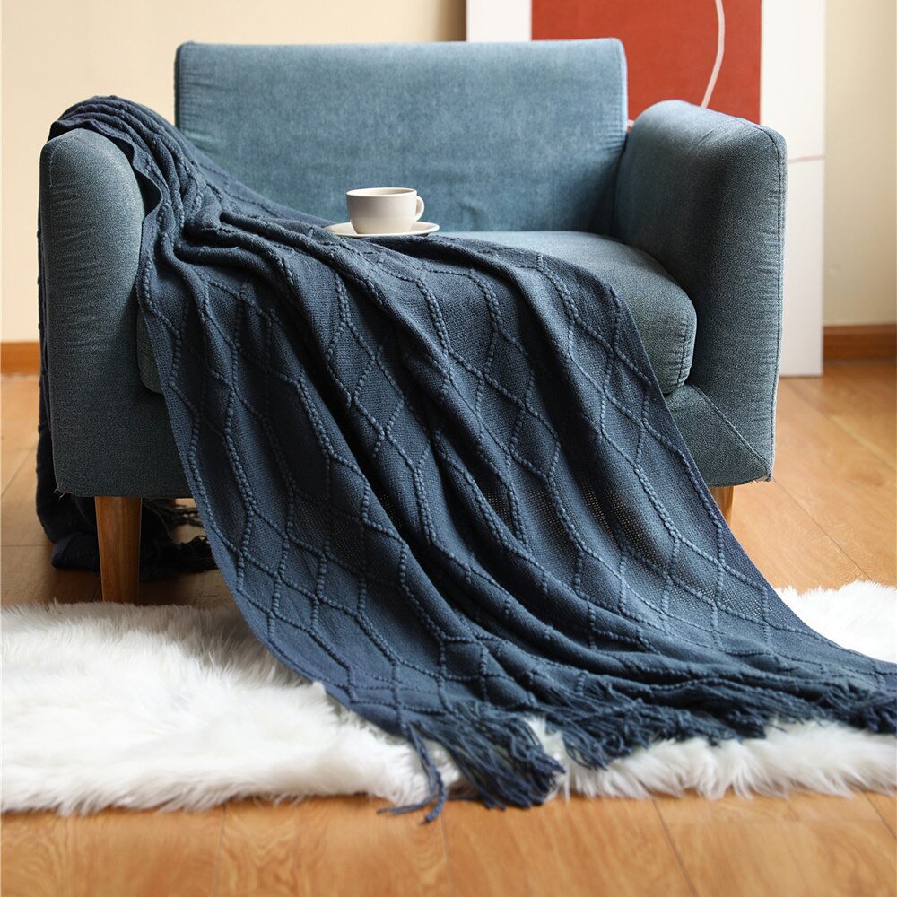 Inya Knitted Blankets Throw - Casatrail.com