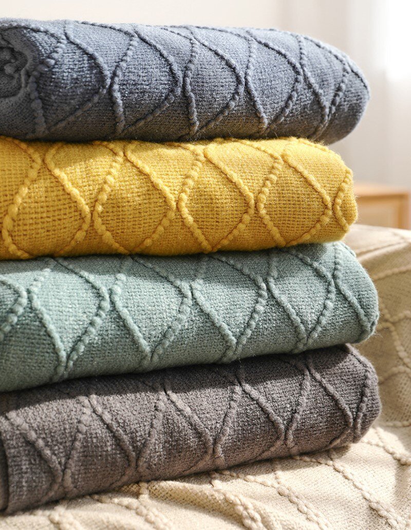 Inya Knitted Blankets Throw - Casatrail.com