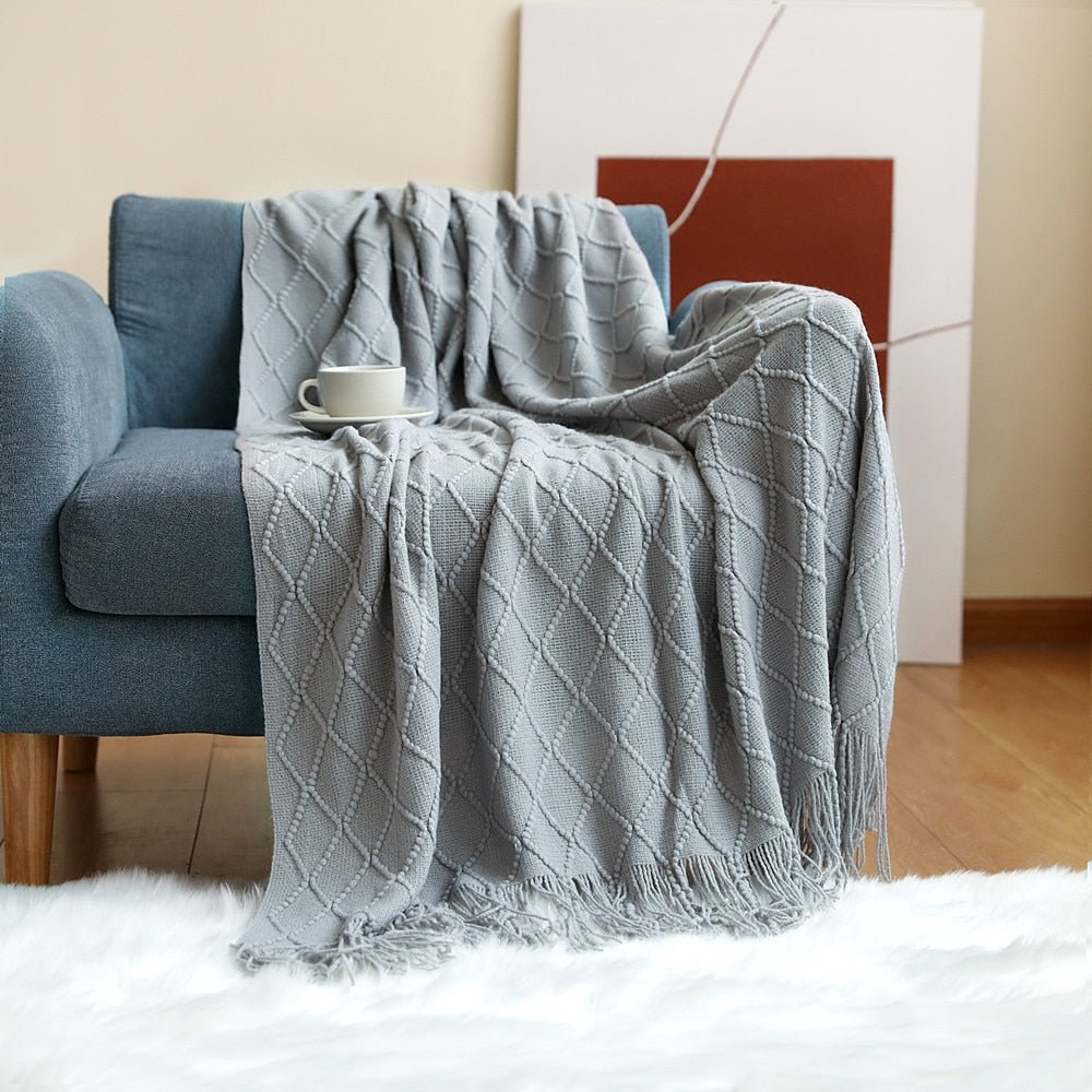 Inya Knitted Blankets Throw - Casatrail.com