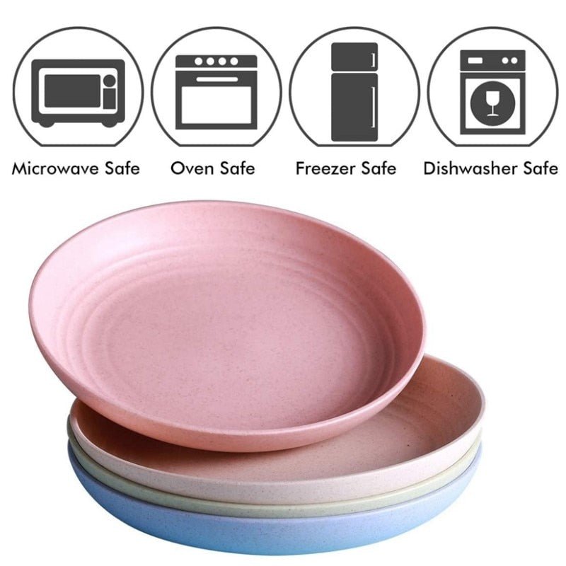 Inyahome Unbreakable Dinner Plates - Casatrail.com