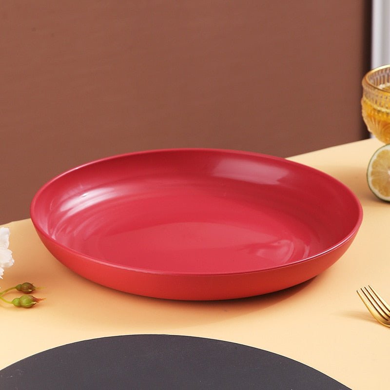 Inyahome Unbreakable Dinner Plates - Casatrail.com