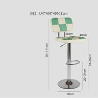 Thumbnail for Iron Art Bar Table with Backrest - Casatrail.com