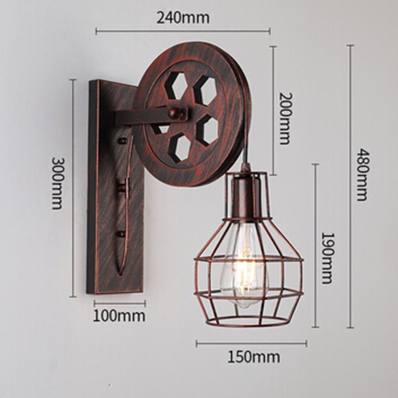 Iron Torch Light - Wall Mounted for Loft - Casatrail.com