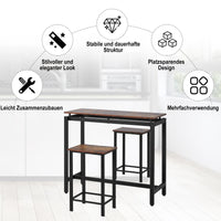 Thumbnail for Ironwood Table and Chairs - Space Saving Dining Set - Casatrail.com