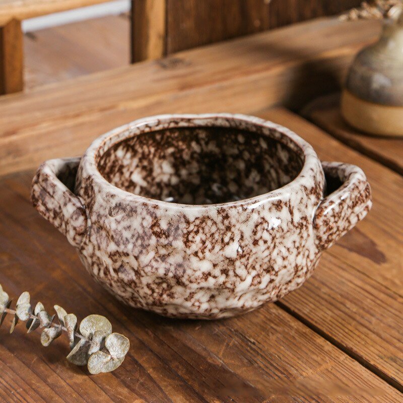 Irregular Ceramic Baking Bowl Western - style - Casatrail.com