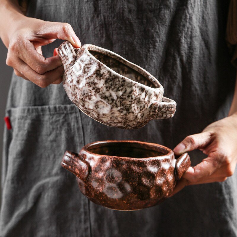 Irregular Ceramic Baking Bowl Western - style - Casatrail.com