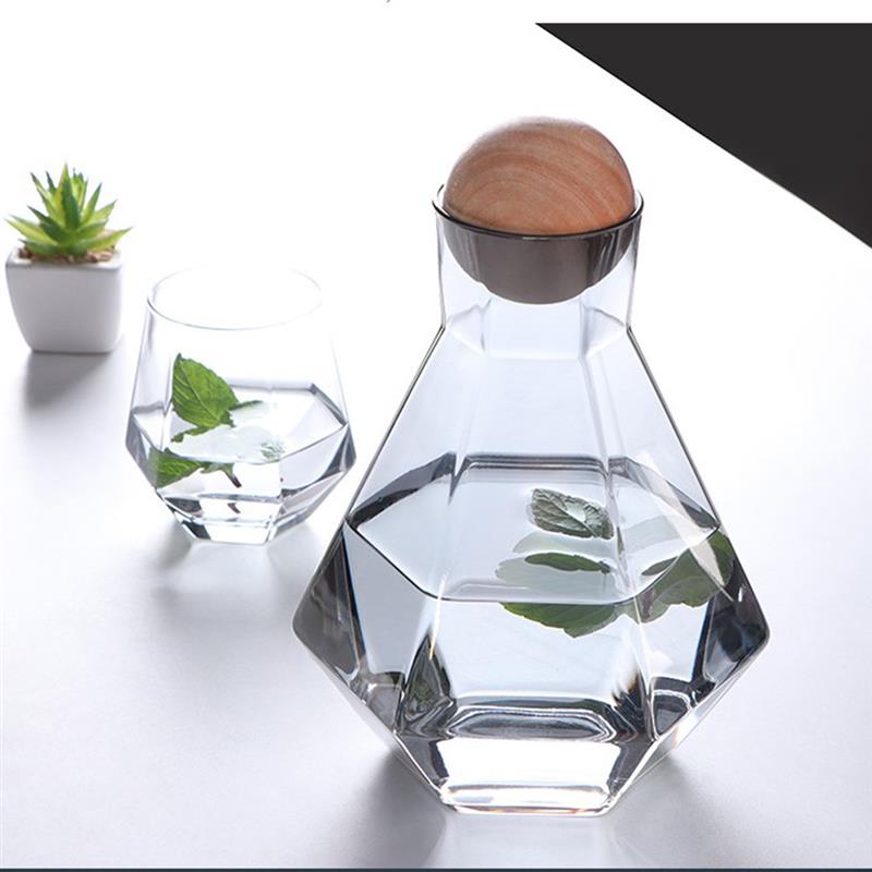 Irregular Glass Water Jug Kettle - Creativity Design (1200ml, 1400ml) - Casatrail.com