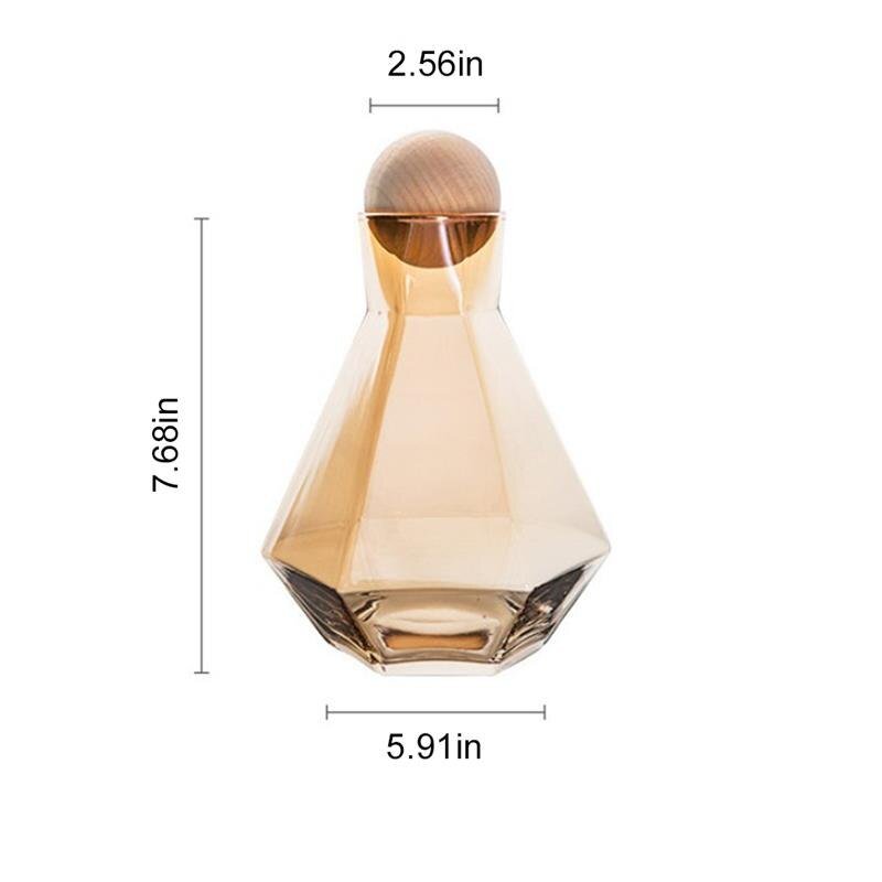 Irregular Glass Water Jug Kettle - Creativity Design (1200ml, 1400ml) - Casatrail.com