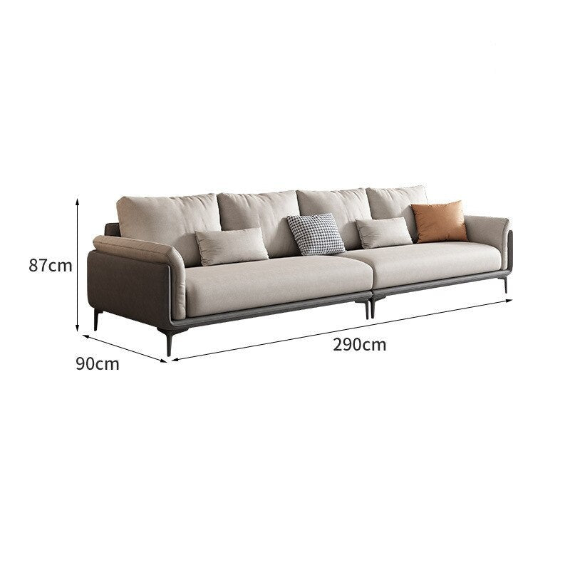 Italian Faux Leather Luxury Apartment Sofa - Casatrail.com