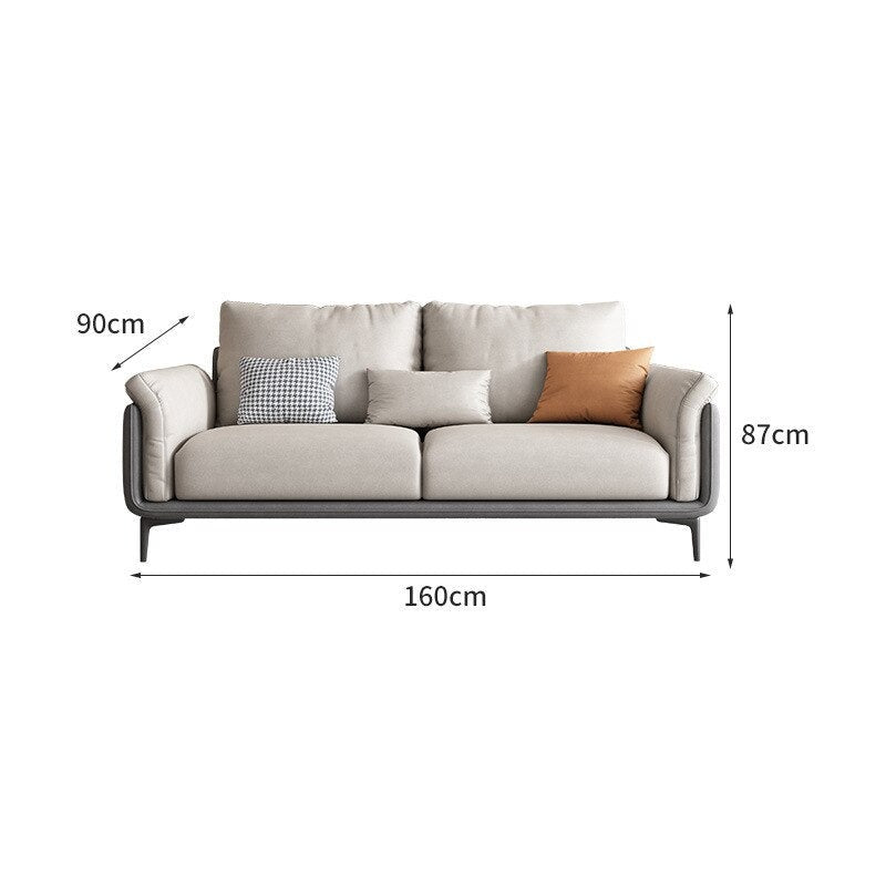 Italian Faux Leather Luxury Apartment Sofa - Casatrail.com