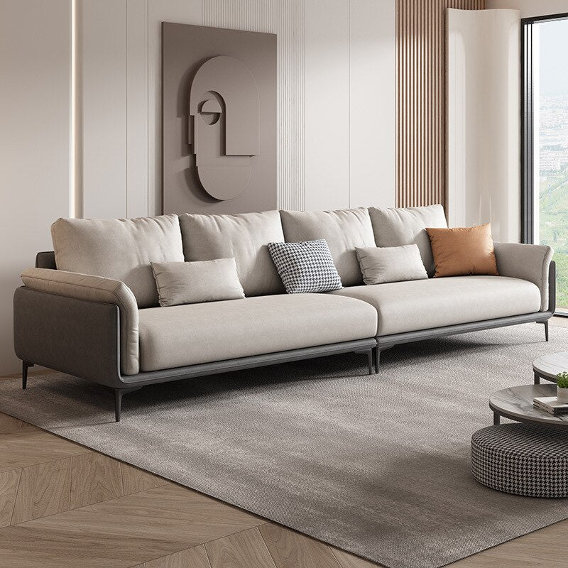 Italian Faux Leather Luxury Apartment Sofa - Casatrail.com