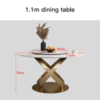 Thumbnail for Italian Mild Luxury Dining Table with Turntable - Casatrail.com