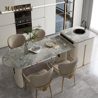 Thumbnail for Italian Minimalist Marble Dining Table - Casatrail.com