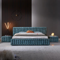 Thumbnail for Italian Modern Fabric Velvet King Size Bed Frame - Casatrail.com