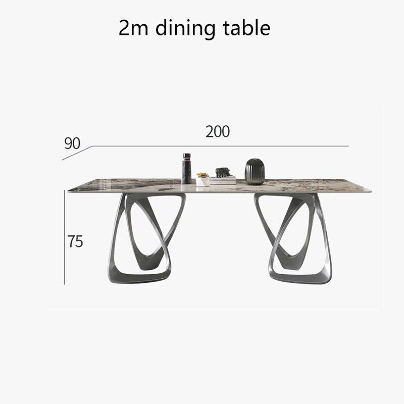 Italian Rectangle Dining Table - Casatrail.com