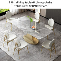 Thumbnail for Italian Style Slate Dining Table Set - Casatrail.com