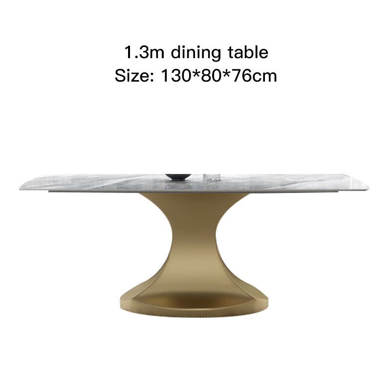 Italian Style Slate Dining Table Set - Casatrail.com