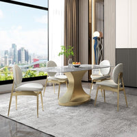 Thumbnail for Italian Style Slate Dining Table Set - Casatrail.com