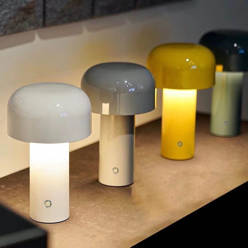Italian Wireless Rechargeable Mushroom Table Lamp - Casatrail.com