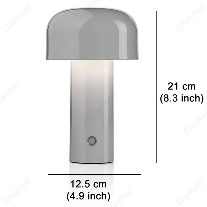 Italian Wireless Rechargeable Mushroom Table Lamp - Casatrail.com