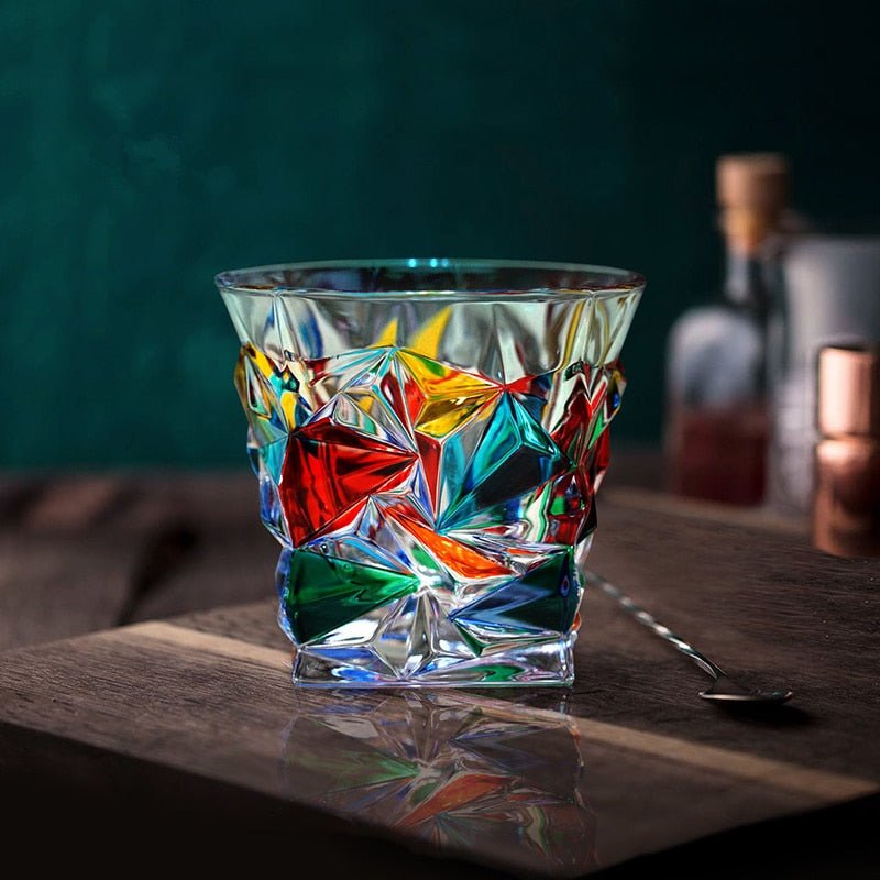 Italy Crystal Color Whiskey Cup - Casatrail.com