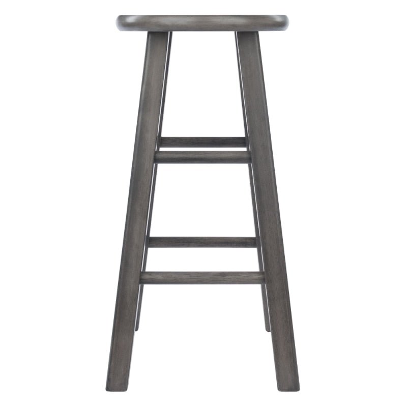 Ivy 24" Rustic Gray Counter Stool for Bars - Casatrail.com