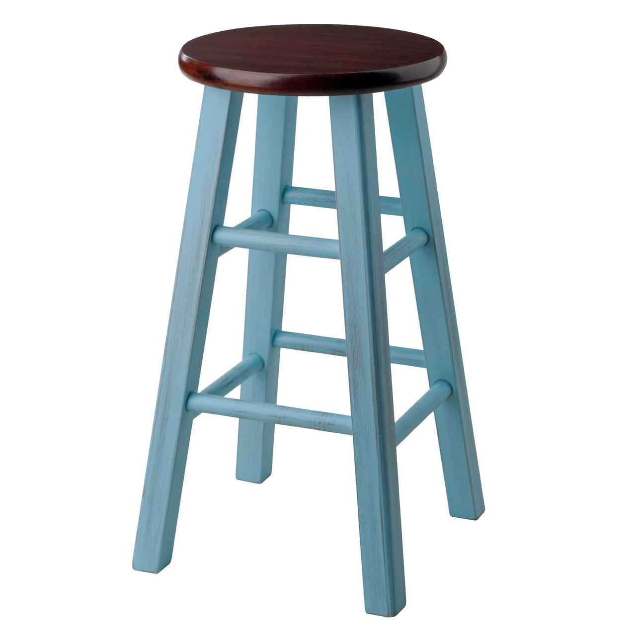 Ivy 24" Rustic Gray Counter Stool for Bars - Casatrail.com