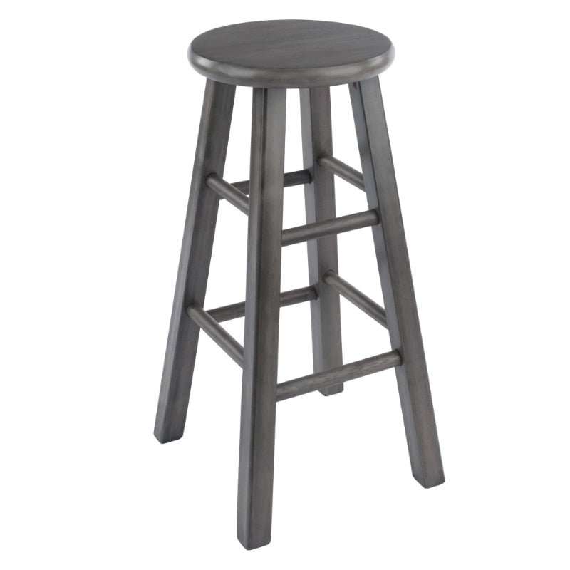 Ivy 24" Rustic Gray Counter Stool for Bars - Casatrail.com