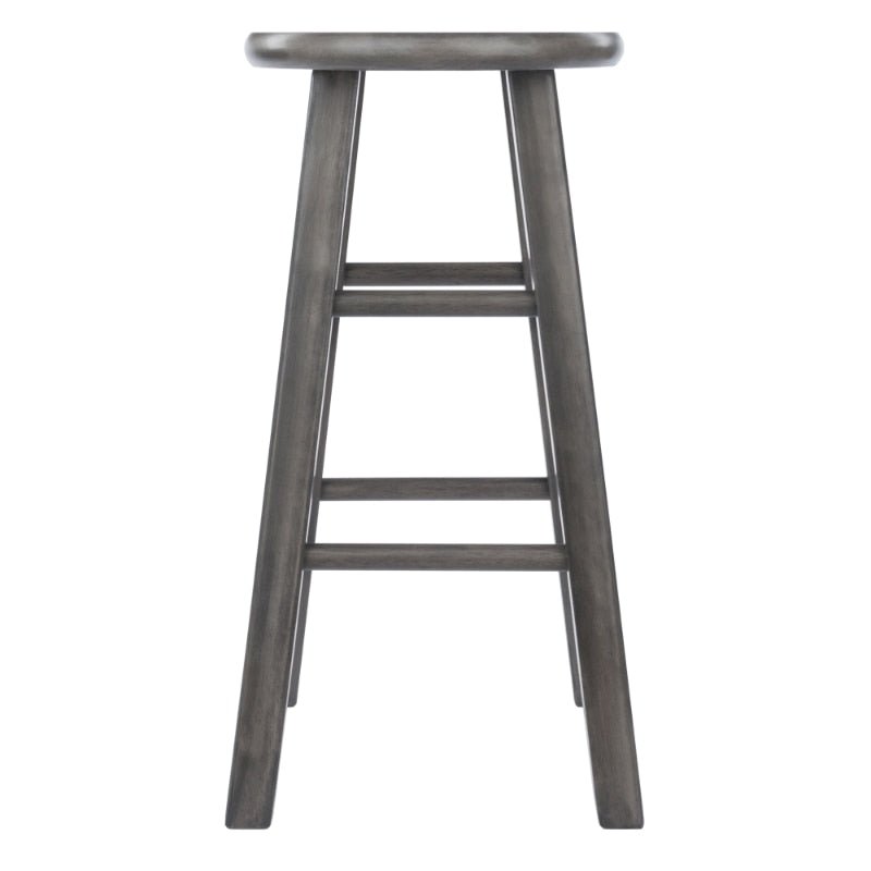 Ivy 24" Rustic Gray Counter Stool for Bars - Casatrail.com