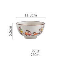 Thumbnail for Japanese Antique High - foot Rice Bowl - Casatrail.com