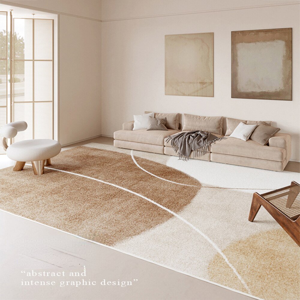 Japanese Cashmere Brown Area Rug - Casatrail.com