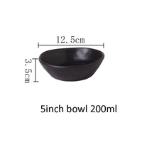 Thumbnail for Japanese Ceramic Dinner Plate Rice Bowl Food Tray - Casatrail.com