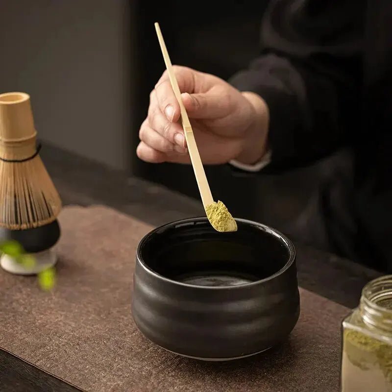 Japanese Matcha Set with Bamboo Whisk & Teaspoon - Casatrail.com